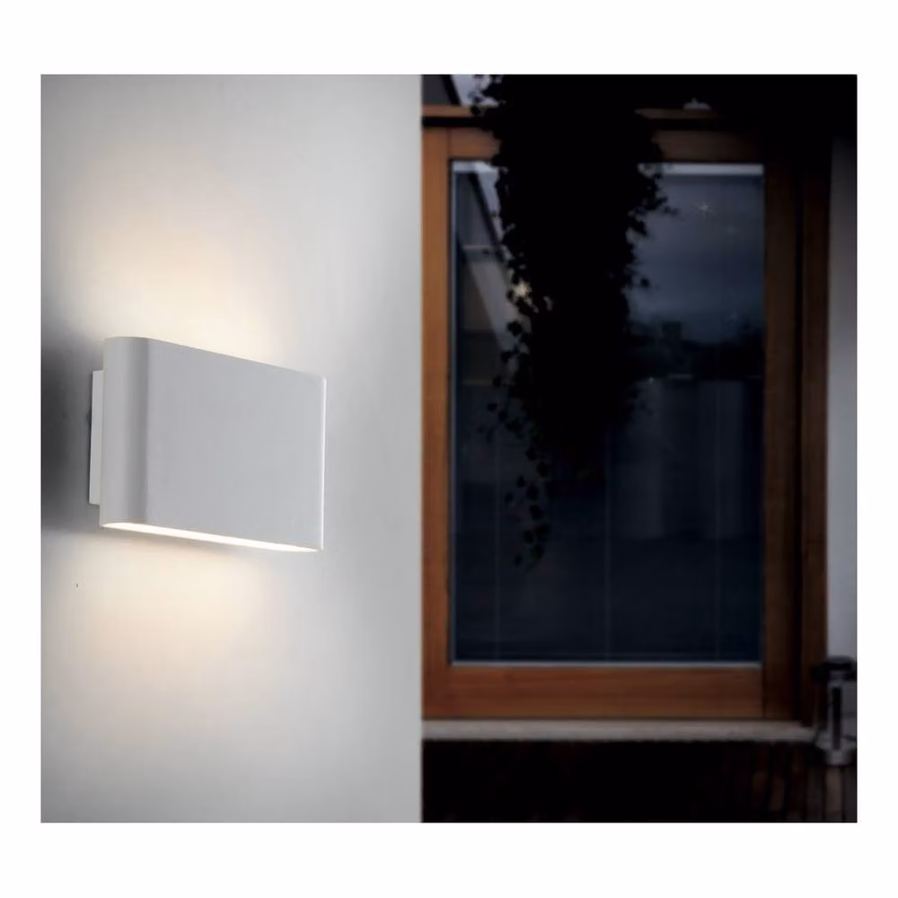 Netlighting LED 2 Light Up Down Wall Garden Light, White, W/D/H: 17 x 9 x 4 cm, 1080lm, 3000K, IP54 – 2