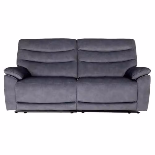 Furnishings For Less UK Tilly Electric Power Recliner 3 Seater Sofa in Charcoal Fabric with USB Charging Ports – 1