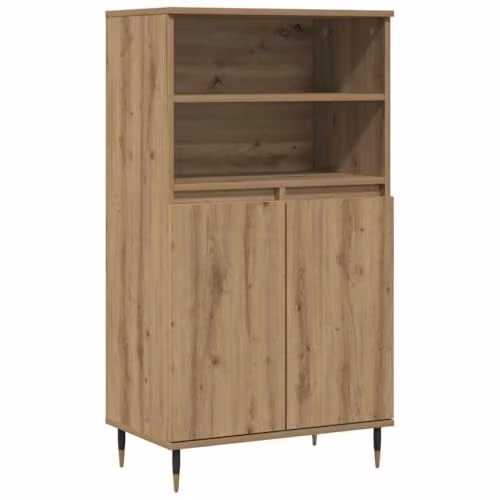 vidaXL Highboard in Artisan Oak, Brown, W/D/H: 60 x 36 x 110 cm – 1