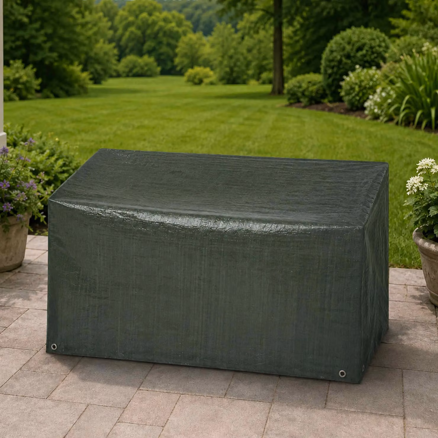Oypla Waterproof Green 2 Seater Garden Bench Cover – 2
