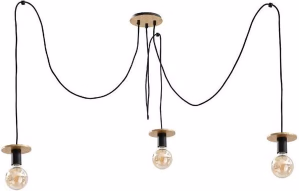 Netlighting Saturn Cluster Gold Pendant Ceiling Light with 3x E27 Sockets