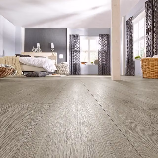 Livingandhome Brown Wood Effect Self Adhesive Plank Flooring