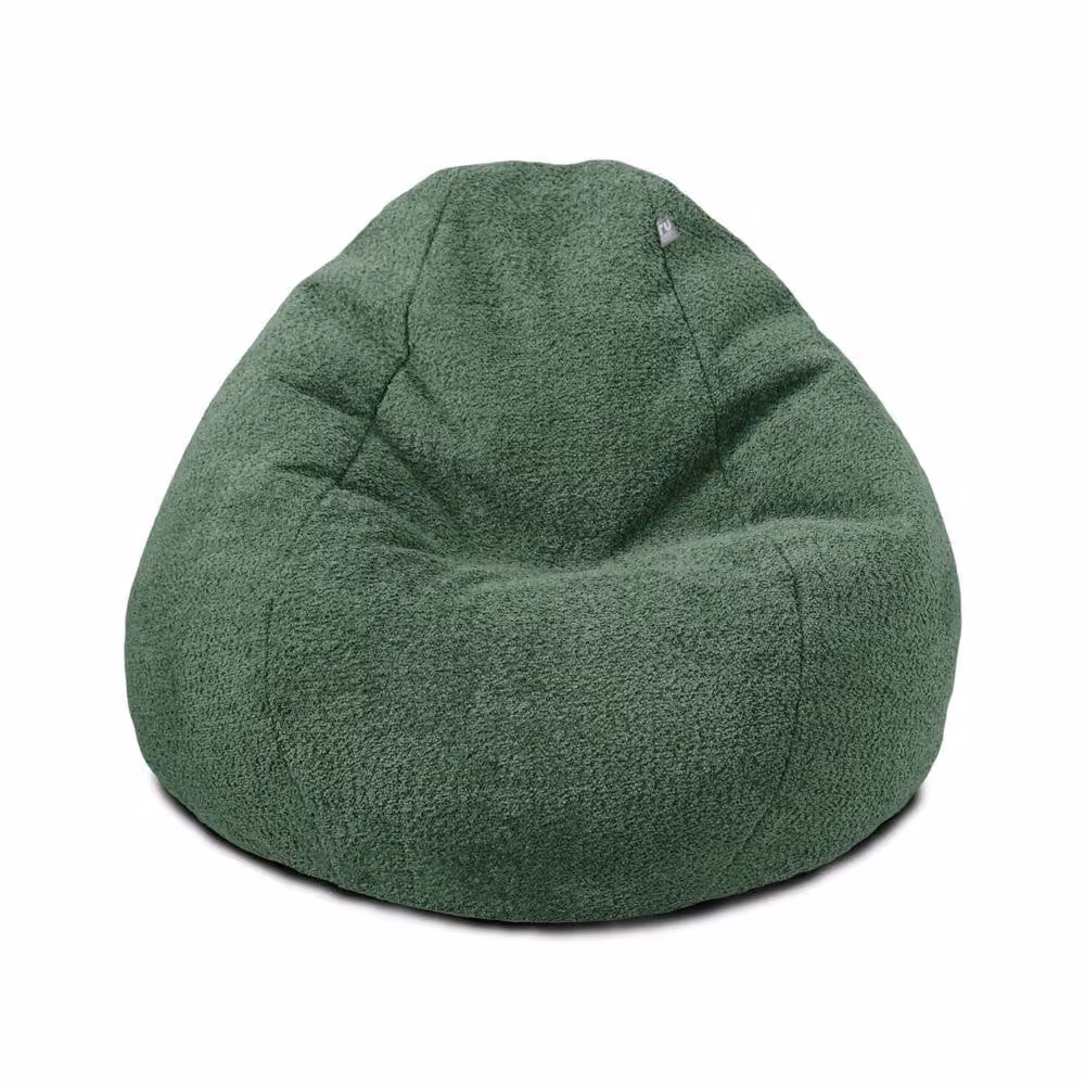 rucomfy Slouchbag Bean Bag in Dark Green, a Classic Snug Indoor Seat for Adults – 2