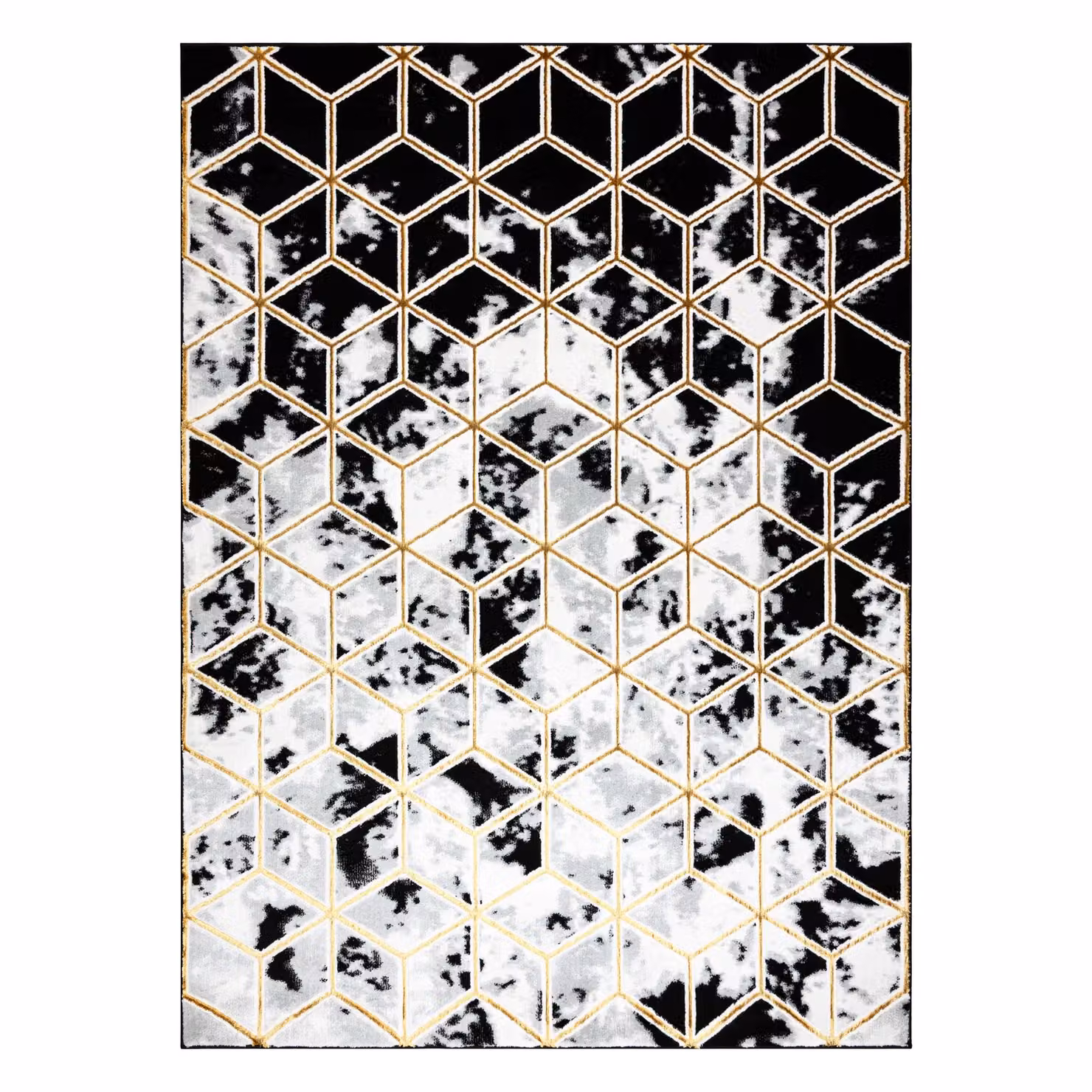 RugsX Allure Geometric Modern Rug in Black, W/D: 120 x 170 cm – 2