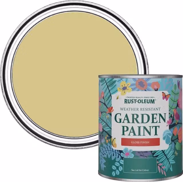 Rust-Oleum Garden Paint in Gloss Finish, Wasabi Green/Yellow, 0.75 l