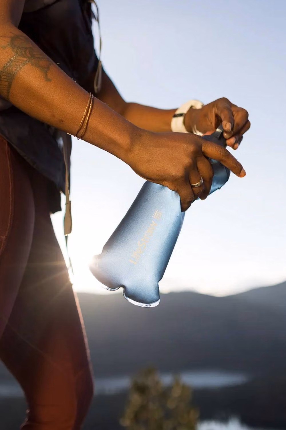 Lifestraw Peak Series Squeeze Bottle Water Filter, 1 l, Dark Blue – 6