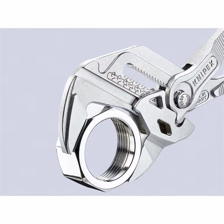 Knipex 86 03 Series Pliers Wrench in Silver and Multicolour