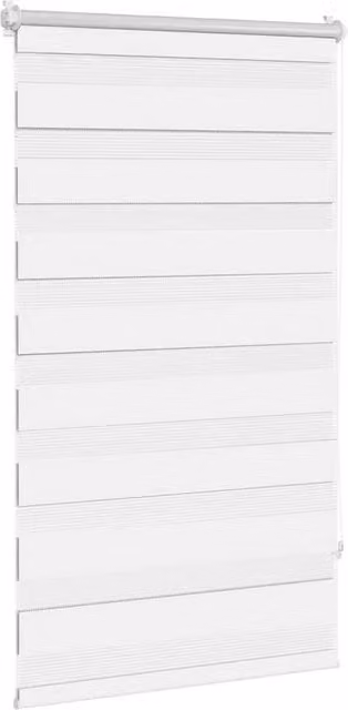 Berkfield Home Elegant Zebra Blind, White, W: 70 cm, H: 120 cm