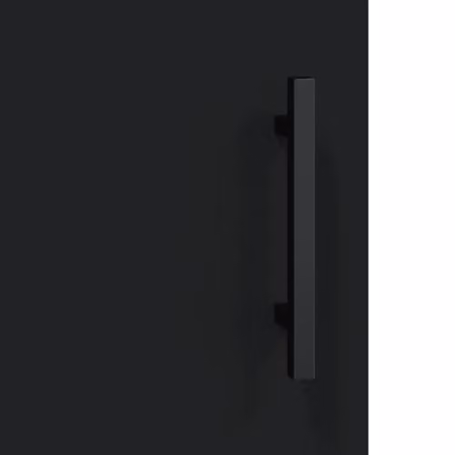vidaXL Wall Mounted Cabinet Duo Pack in Black with Hinged Doors and Internal Shelves – 5
