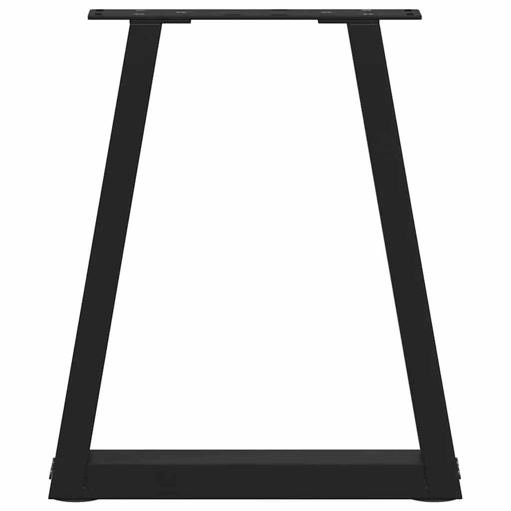 Berkfield Home V-Shape Dining Table Legs, 2 Pieces, Black Steel – 4