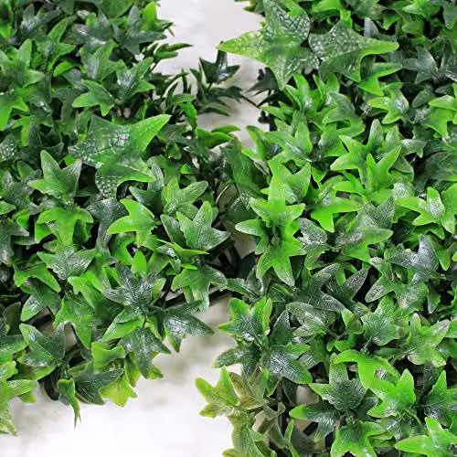 Best Artificial Green Ivy Hedging Mat for Living Walls, W/D/H: 50 x 50 x 50 cm – 6