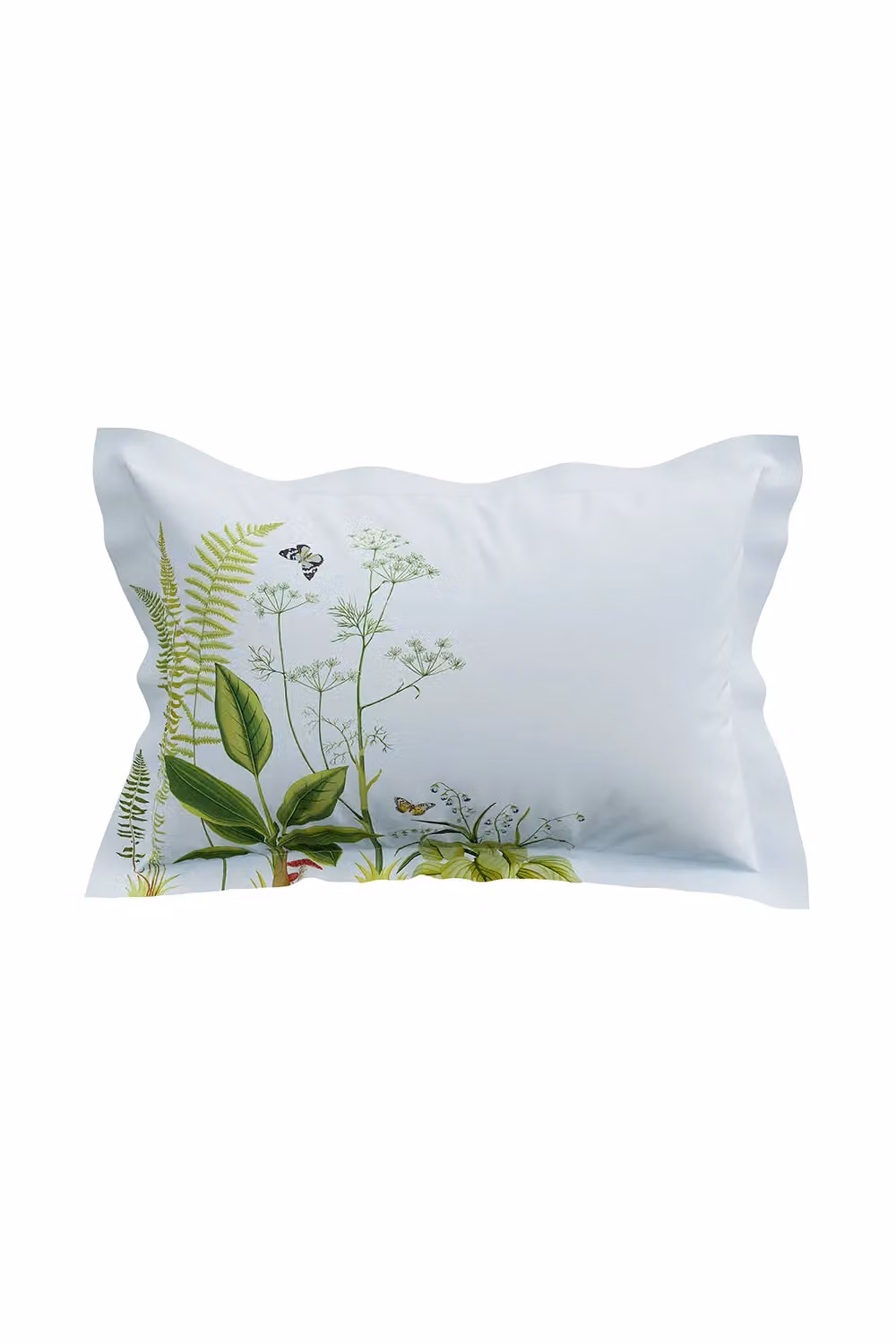 Sanderson Sycamore & Oak Cotton Sateen Duvet Cover and Pillowcase Set, Blue, W: 90 cm, L: 200 cm – 2