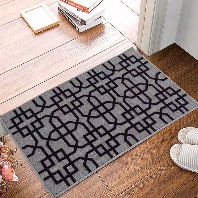 Smart Living Siam Non Slip Gel Mat, Grey Black, W: 67 cm x L: 220 cm
