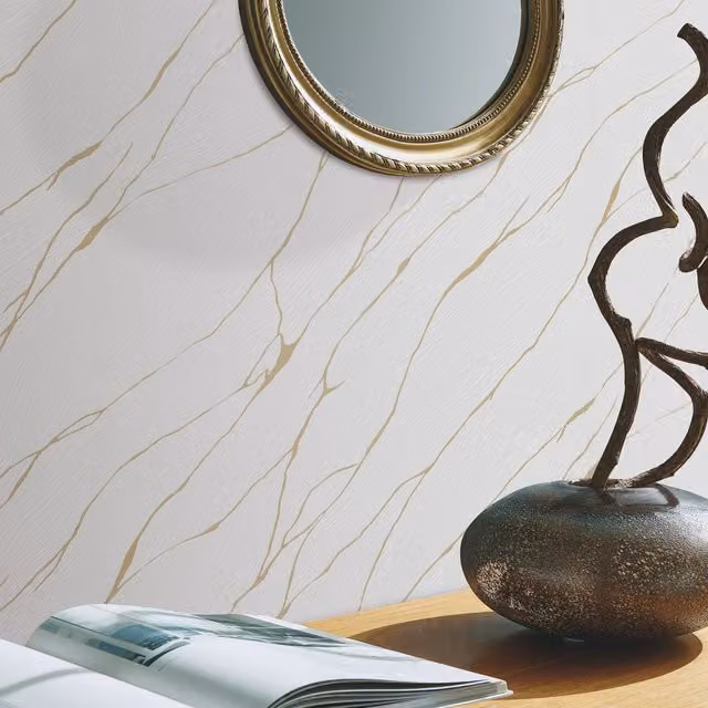 Erismann Abstract Modern White Wallpaper Roll