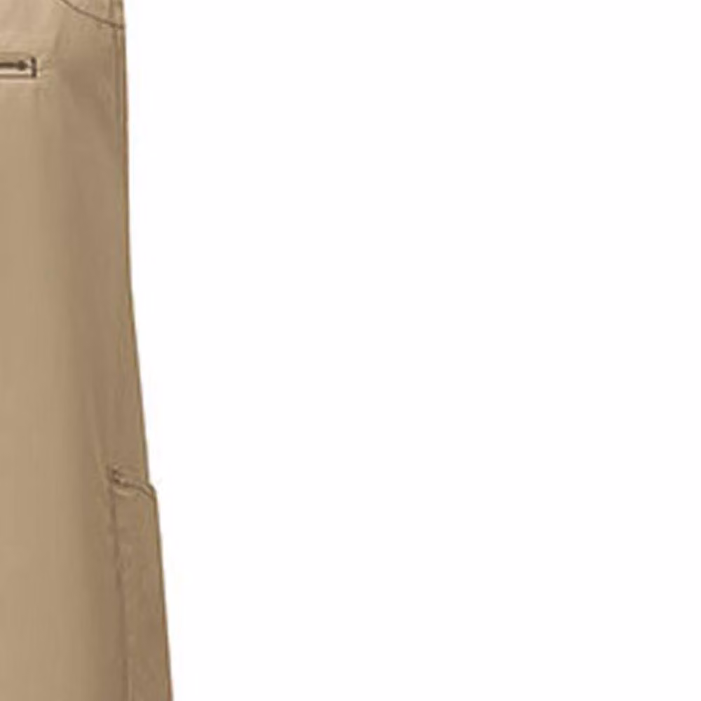 Premier Barley Contrast Stitch Bib Apron in Beige – 2