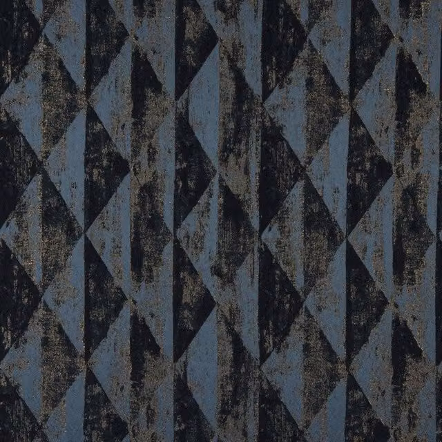 Terrys Mystique Fabric in Petrol, Blue, Black and Multicolour