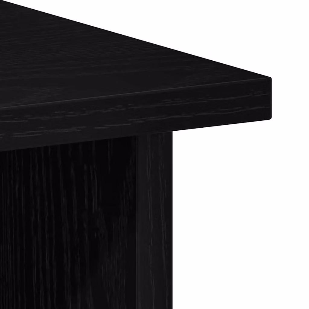 Berkfield Modern Computer Desk in Black Oak, W/D/H: 90 x 50 x 74 cm – 4