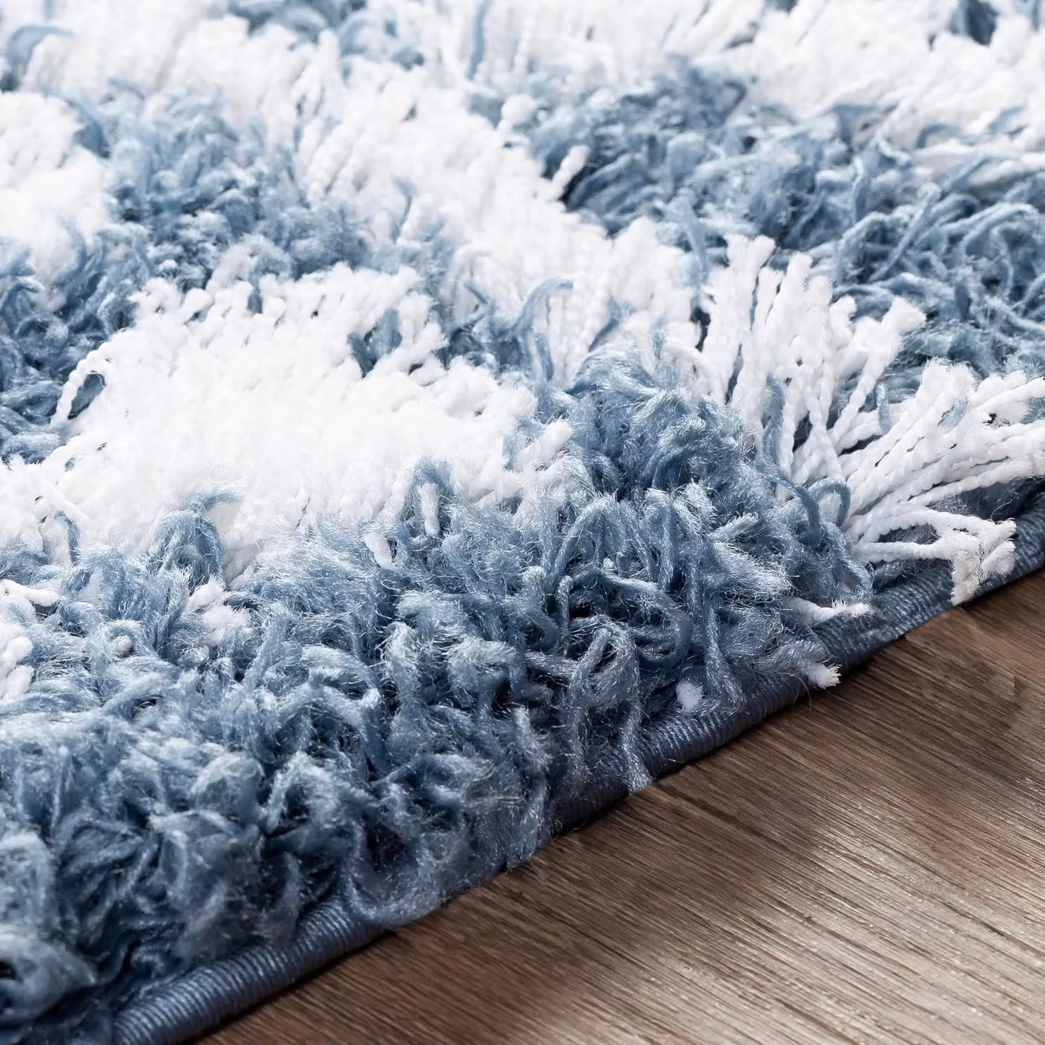 Livabliss Urban Geometric Shag Rug in Beige, Blue, Pink and Grey, W/D/H: 130 x 190 cm – 3