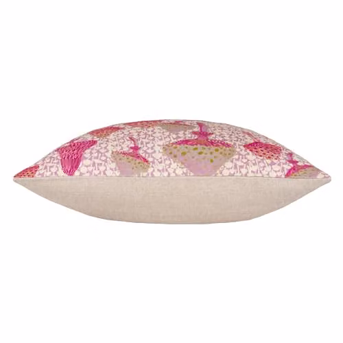 Riva Home Mushroom Fields Abstract Square Cushion in Purple and Pink, W/D/H: 45 x 45 x 45 cm – 3