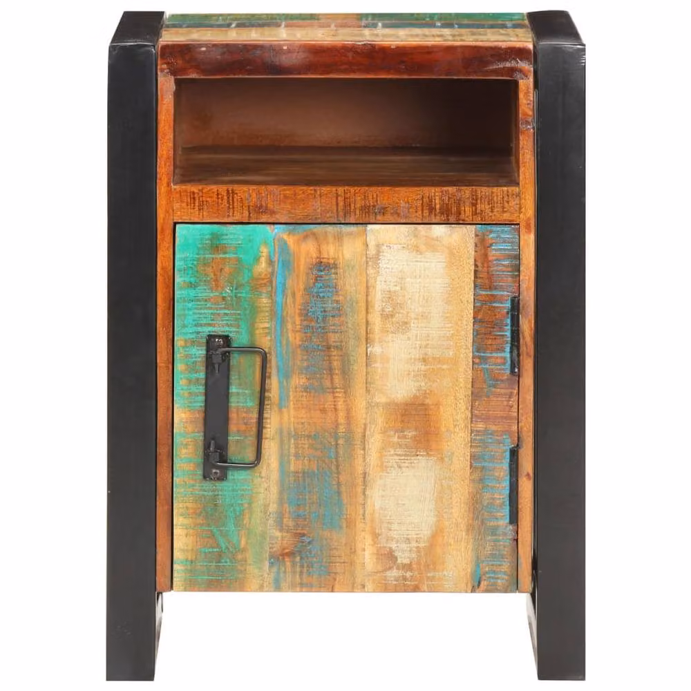 Berkfield Home Bedside Cabinet in Brown Solid Acacia Wood, W/D/H: 40 x 35 x 55 cm – 2