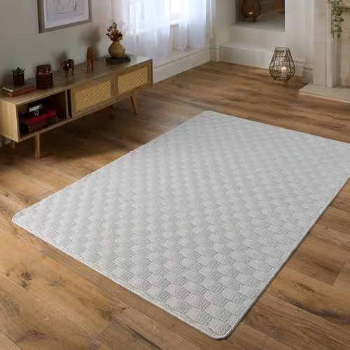 My Mat Basketweave Ivory Rug, W: 140 cm, L: 200 cm – 2