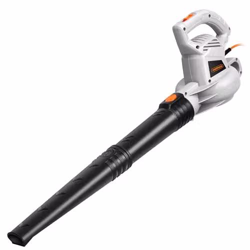 VonHaus Corded Leaf Blower 3000W in Black, Grey and Orange