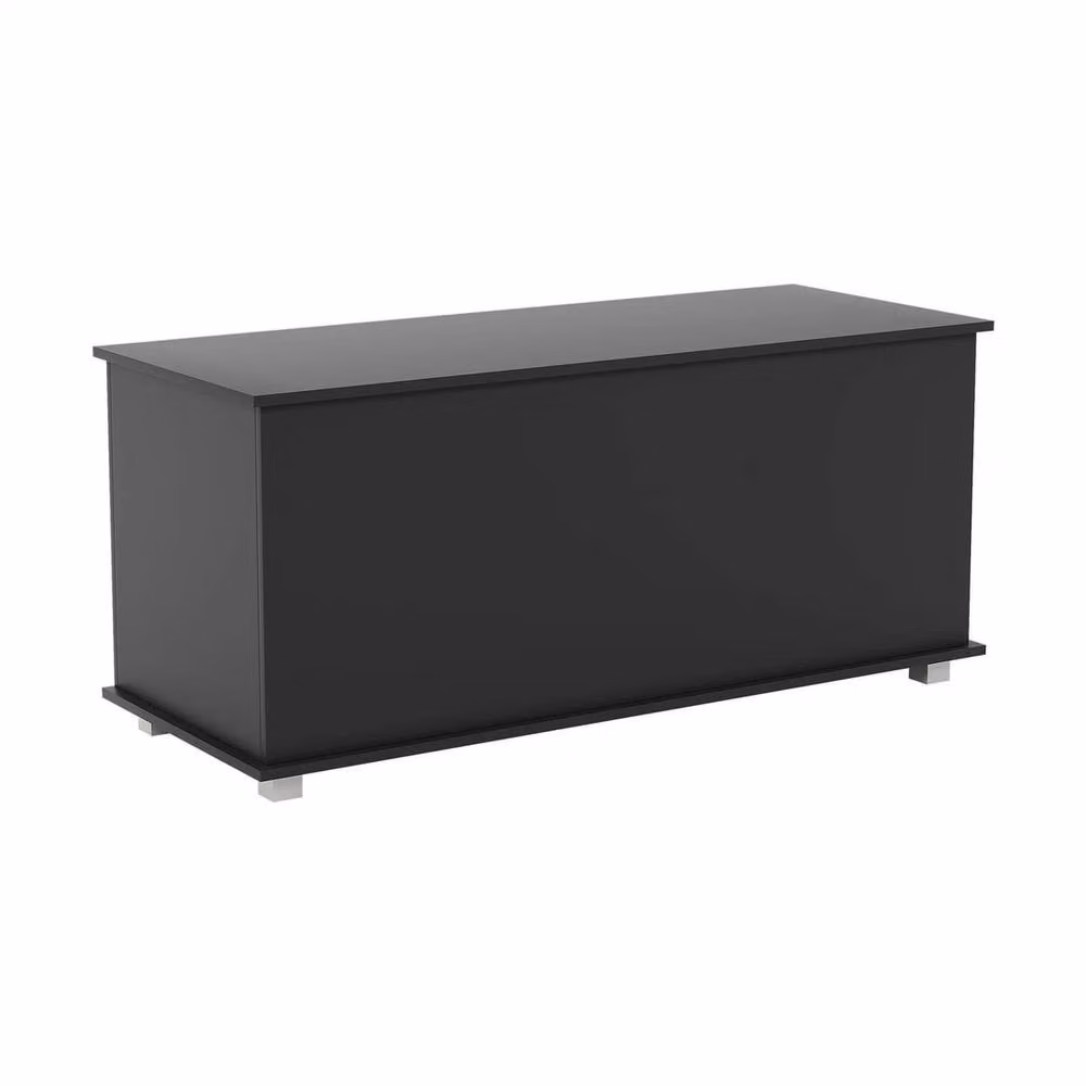 SPETLEK Large Black Storage Ottoman Toy Chest with Soft Close Lid – 3