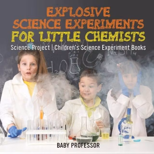 Baby Professor Explosive Science Experiments for Little Chemists Multicolour Paper Science Kit