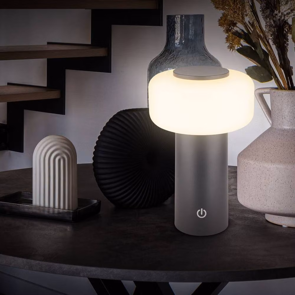 Briloner Rechargeable LED Table Lamp Night Light, Black, Height: 20.6 cm – 3