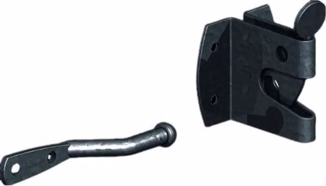 GateMate Automatic Gate Catch in Black
