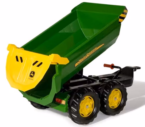 Rolly Toys John Deere Half-Pipe Trailer, Green, W/D/H: 122 x 43 x 45 cm – 3