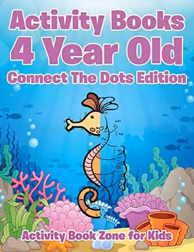 Activity Book Zone for Kids Connect The Dots Edition Multicolour Activity Book for Children