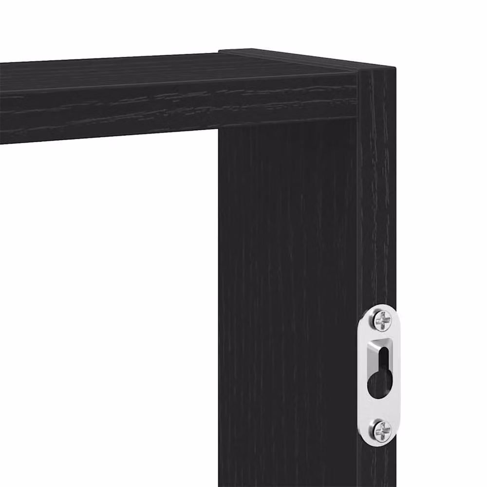Berkfield Home Black Wall Mounted Shelf, W/D/H: 60 x 43 x 9 cm – 5