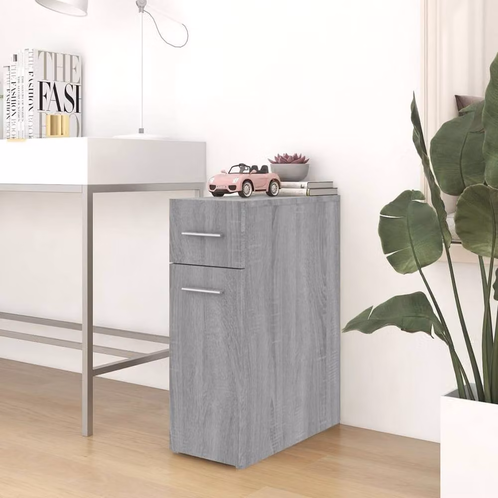 Berkfield Home Apothecary Cabinet in Grey, W/D/H: 45.5 x 20 x 60 cm – 2