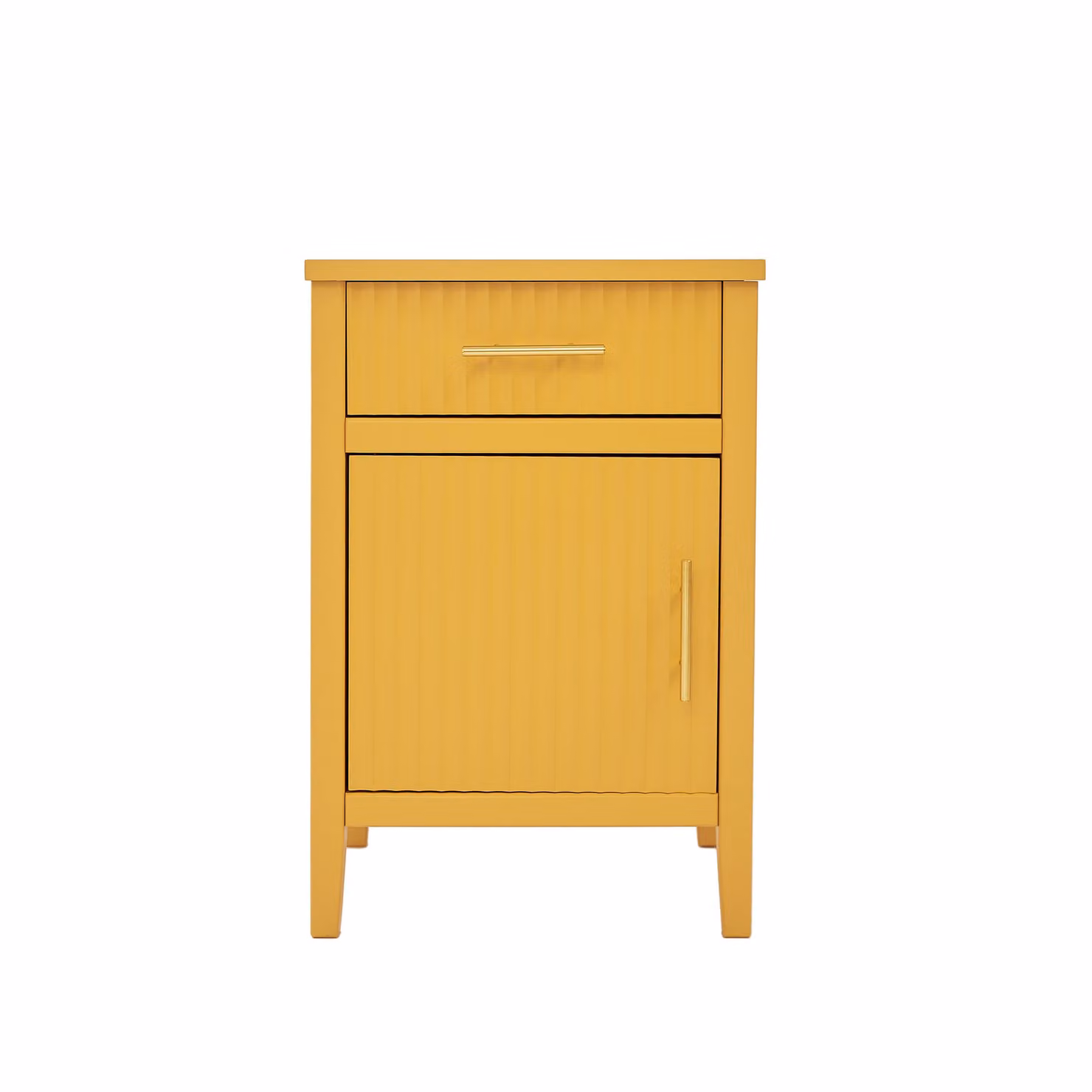 Cabinet Bits Monti Bedside Table with 1 Drawer and 1 Door in Yellow – 2