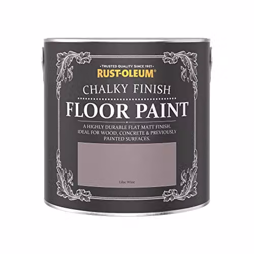 Rust-Oleum Scratch-Proof Water-Based Floor Paint in Matt Finish, Purple, 2.5L – 3
