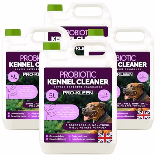 Pro-Kleen ProBiotic Kennel Cleaner Lavender Fragrance, 4 x 5L – 1