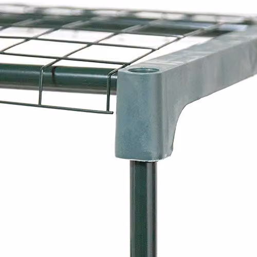 Primrose Set of 2 4-Tier Green Garden Greenhouse Staging Shelving, H 107 cm x W 92 cm x D 32 cm – 2