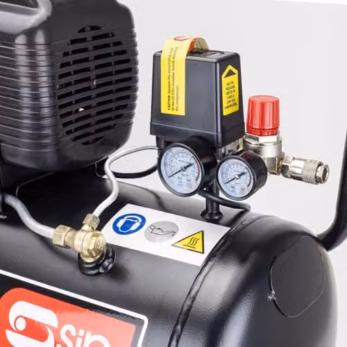 SIP RC2/50 Direct Drive Air Compressor, Black, 50L, 1.5kW, 8 Bar – 5