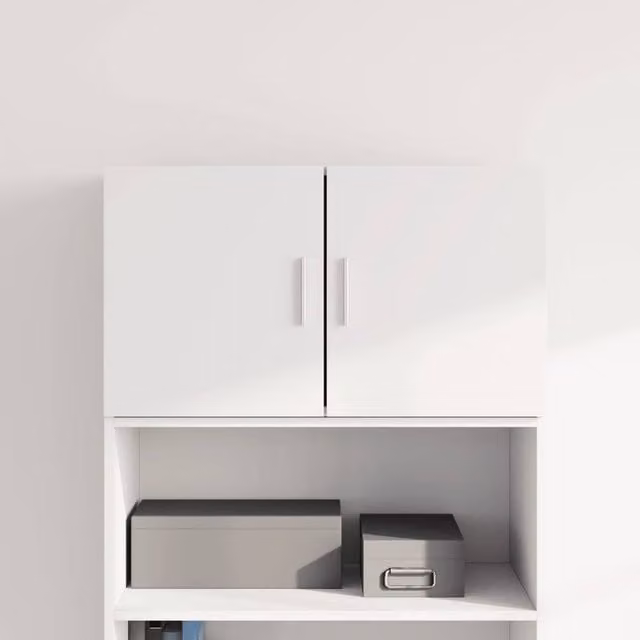 Berkfield Home White Wall Mounted Cabinet W/D/H: 70 x 42.5 x 40 cm