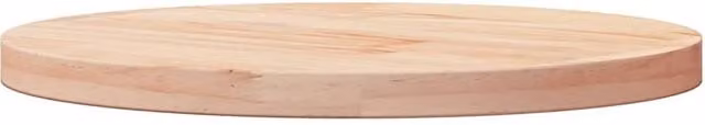 Berkfield Home Solid Wood Pine Table Top in Light Tan, Diameter: 40 cm, Height: 2.5 cm