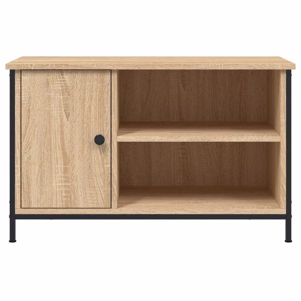 FORGEVIO Industrial Cabinet in Sonoma Oak, Beige and Brown, W/D/H: 80 x 40 x 50 cm – 2