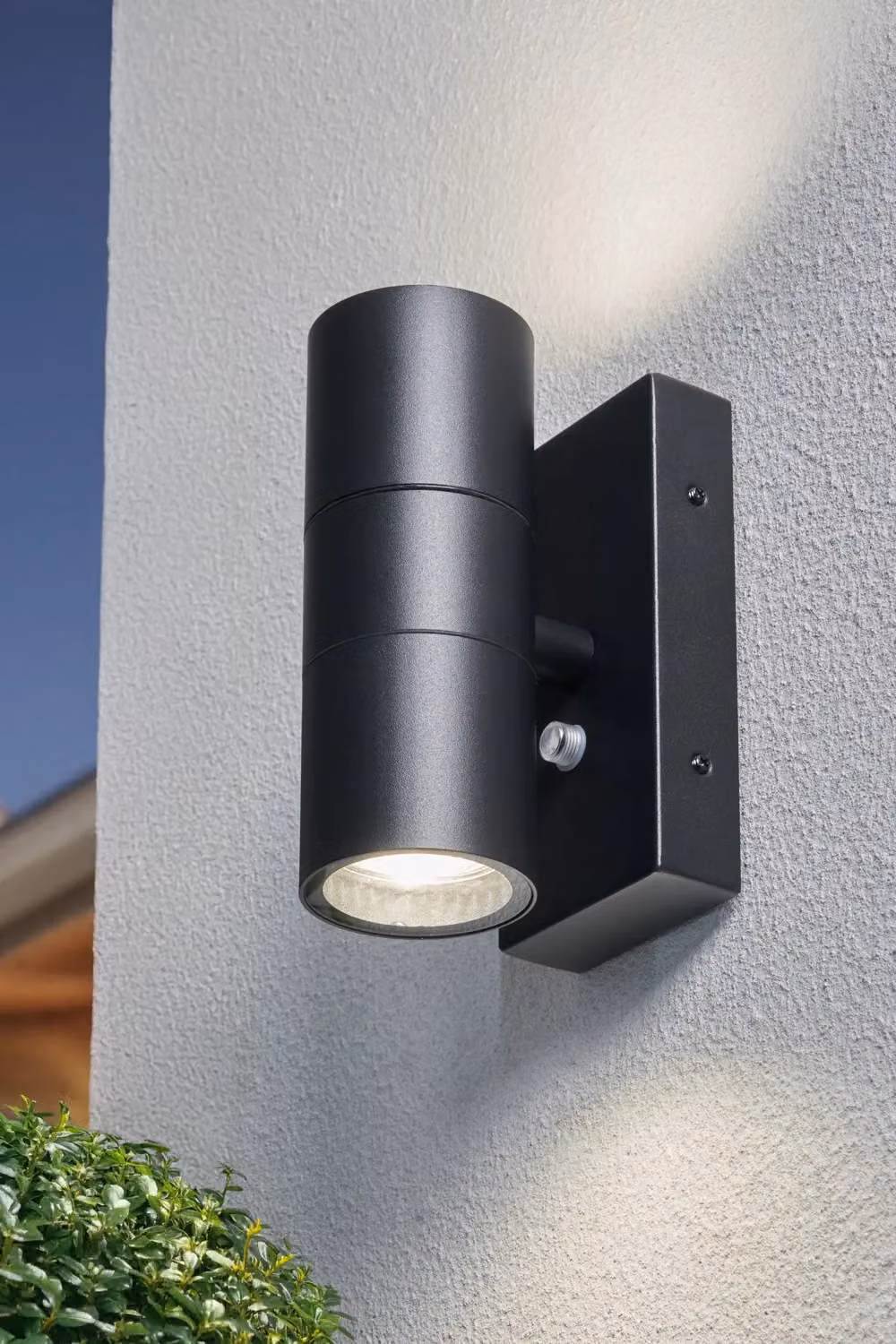 BHS Lighting Jared Black Outdoor Up & Down Wall Light with Motion and Dusk Sensor – 2