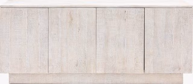 Perch & Parrow Seville Mango Wood Sideboard in Whitewash