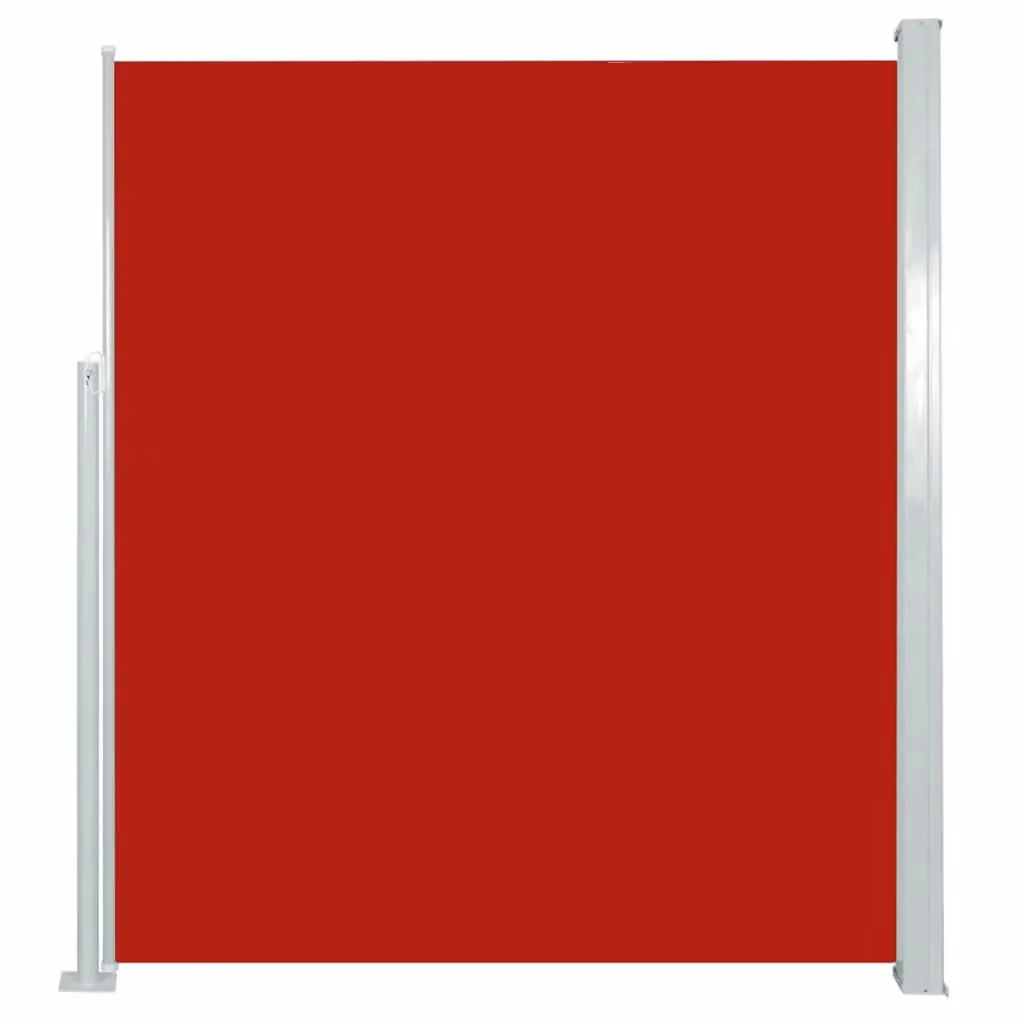 Berkfield Home Red Patio Terrace Side Awning with Manual Pull and Polyester Fabric, W/H: 160 x 300 cm – 2
