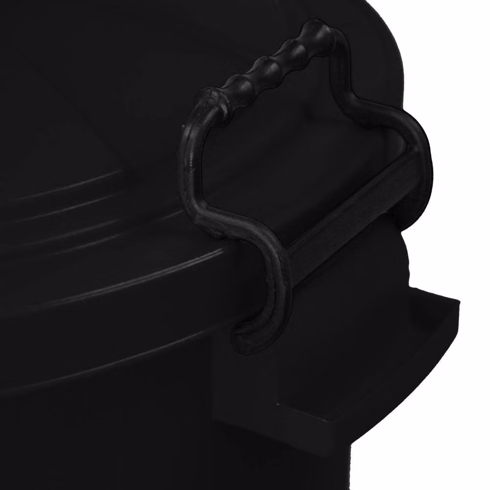 Simpa 50L Plastic Clip Lock Lid Bin in Black – 3