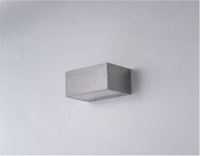 Netlighting TWIN LED 2 Light Up Down Wall Light, Grey, W/D/H: 14 x 8.9 x 6.5 cm, 900lm, 4000K, IP54