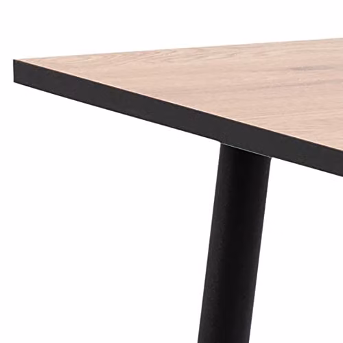 Actona Wilma Square Dining Table in Wild Oak with Black Legs, W/D/H: 80 x 80 x 75 cm – 2