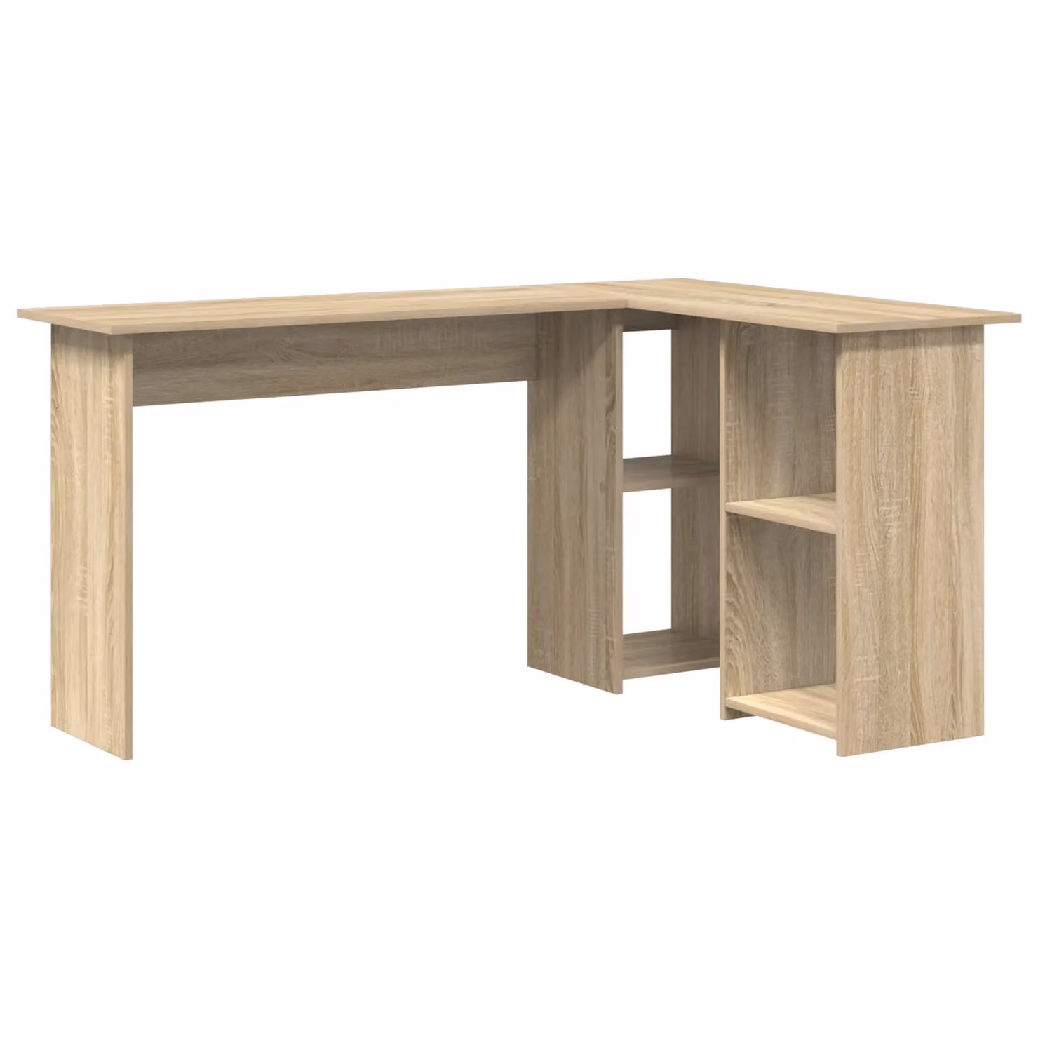 Berkfield Home Sonoma Oak Computer Desk in Brown – 2