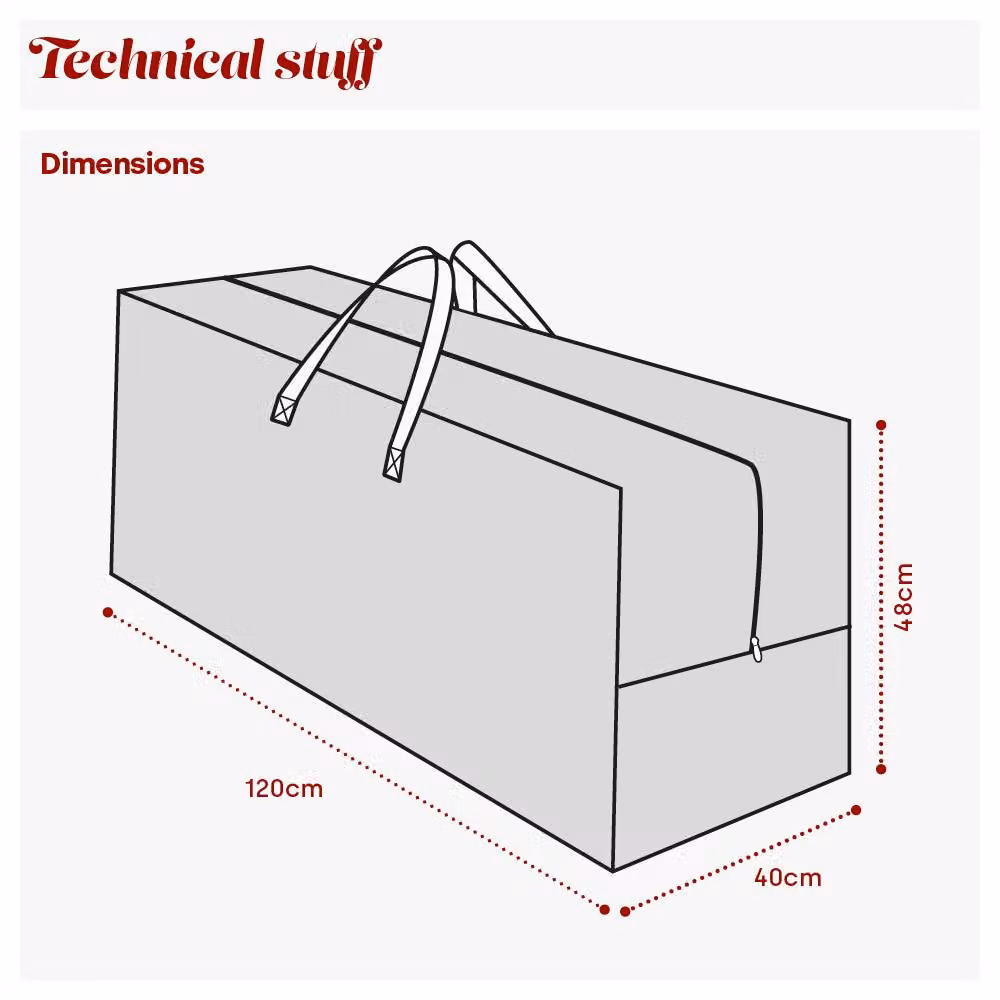 Hillington 7ft Christmas Tree Storage Bag in Green – 7